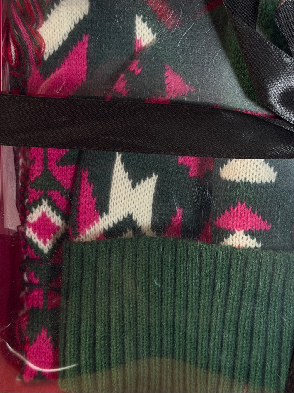 Rock & Roll Denim Aztec Scarf Gift Set - Picture 3 of 10